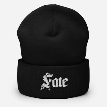 Fate Embroidered Unisex Cuffed Beanie - BUCKET POPCORN